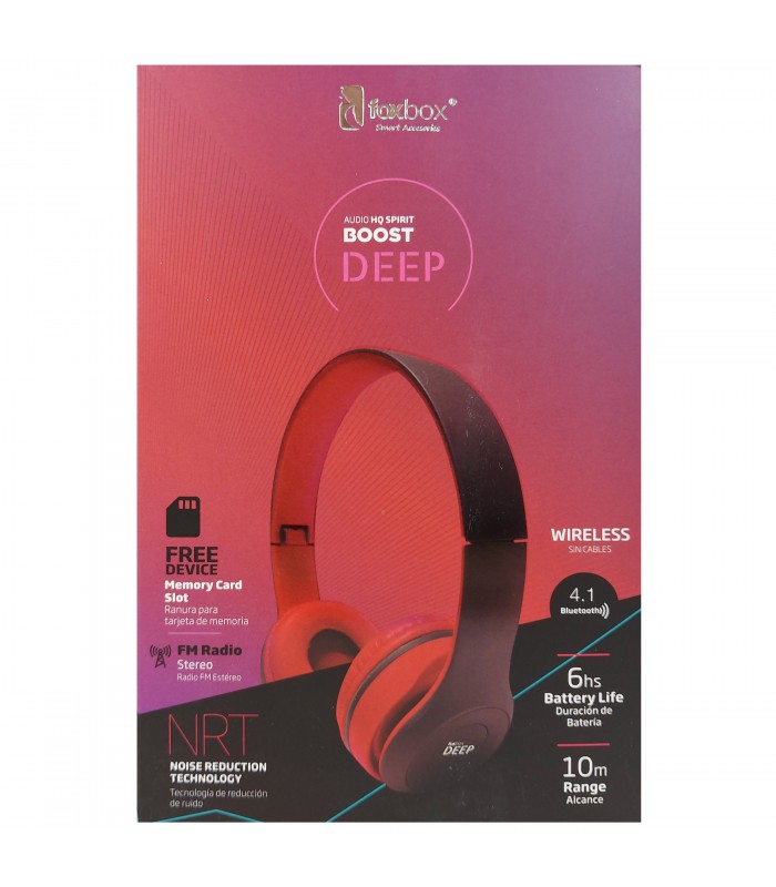 Auricular Inalámbrico Foxbox Boost Deep Bluetooth - Blanco