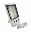 Termometro digital Con Bulbo 2 Temperaturas In y Out y Humedad DT-3