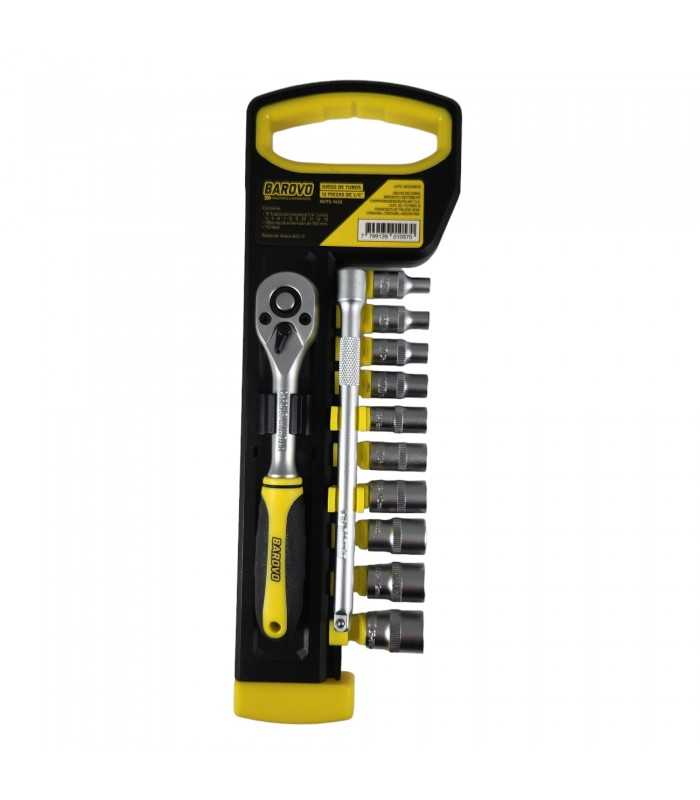 Juego de tubos de 12 piezas de 1/4" BAROVO-MJTS-1412
