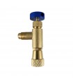 Llave De Carga 1/4 Macho Giratoria y 5/16 Hembra Flare Cooltech