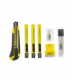 Set de 4 Cutters y Raspa Vidrios – Barovo DRVS-4C1R