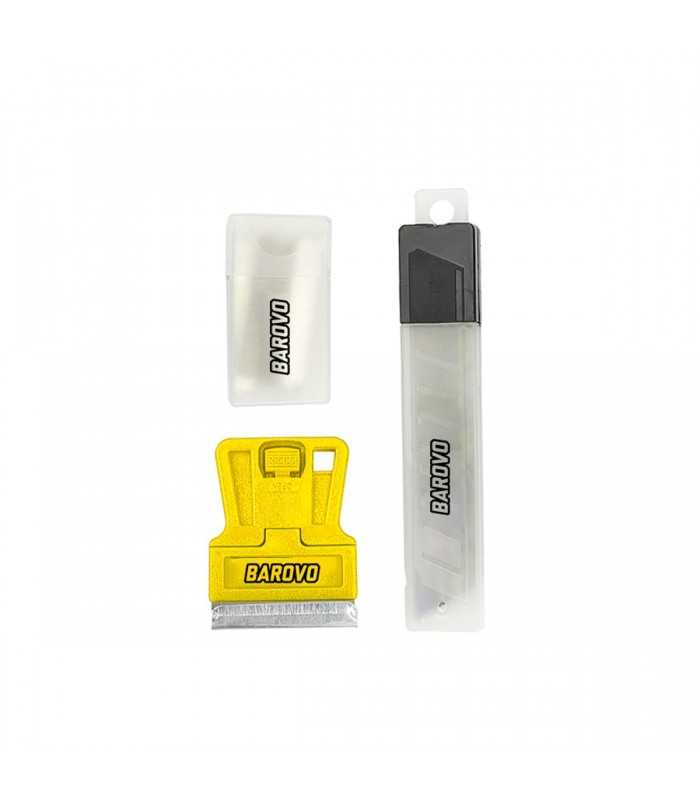Set de 4 Cutters y Raspa Vidrios – Barovo DRVS-4C1R