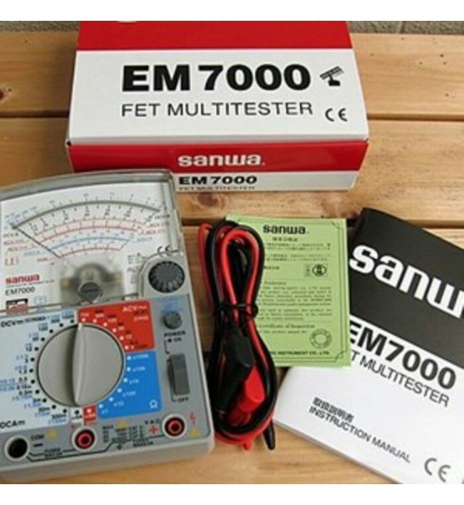 Suponer Penélope Político Tester Multimetro Analogico Profesional AC/DC Sanwa EM7000