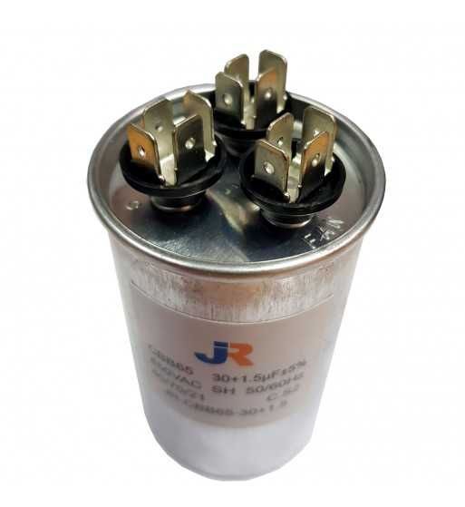 Capacitor de Marcha DUAL Aluminio 30+1,5 uf - JR