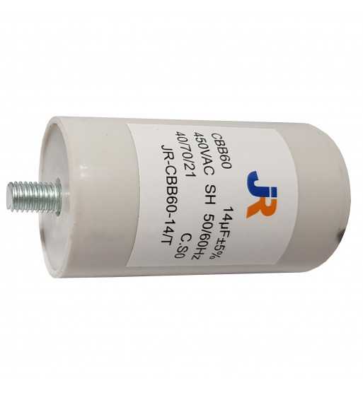 Capacitor de Marcha 14 uf C/ tornillo - JR