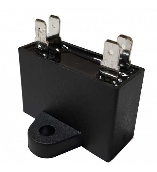 Capacitor de Marcha cuadrado 2uf 450 VAC - JR