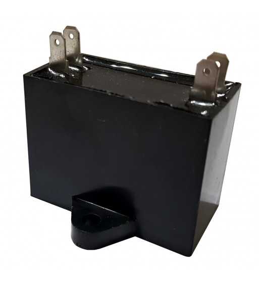 Capacitor de Marcha cuadrado 6uf 450 VAC - JR