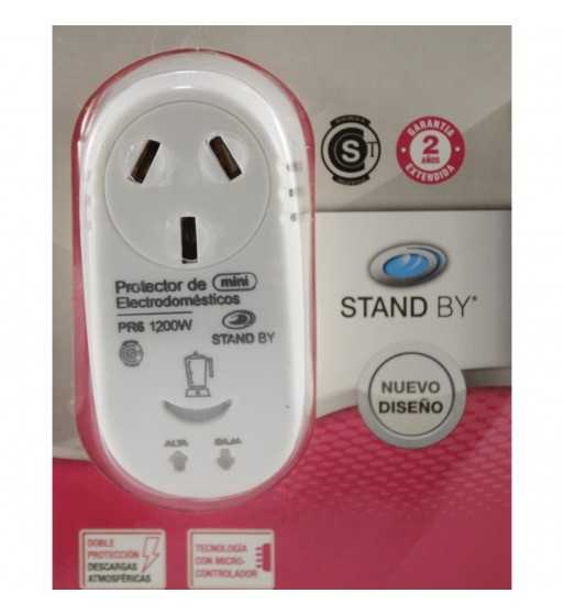Protector de Tension 1200W Pequeños Electrodomesticos PR6