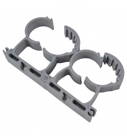 Abrazadera Regulable De Nylon Para 32 a 40mm Gris Clampy PY