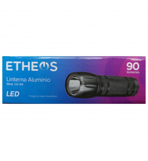 Linterna totlmente aluminio LED 1W 50 mtrs Etheos LU-A4