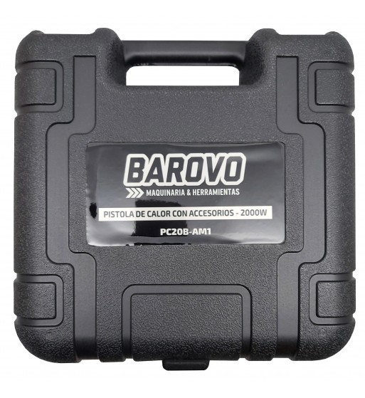 Pistola de calor con maletín 2000W Barovo PC20B-AM1