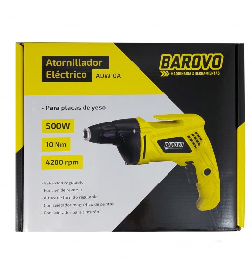 Atornillador eléctrico para placas de yeso Barovo