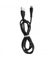Cable de carga y transferencia de datos Micro USB 1mtr Negro